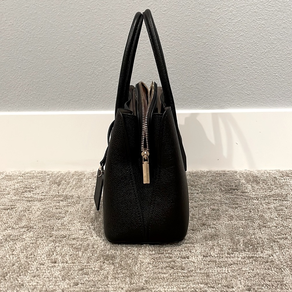 Kate Spade New York - Margaux Leather Zip Medium Satchel Bag - Picture 3 of 7